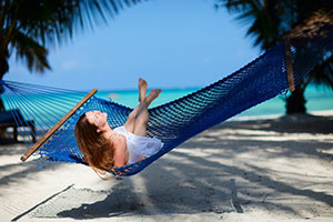 the beach